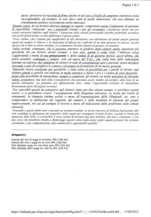 link alla prova di presentazione mia petizione